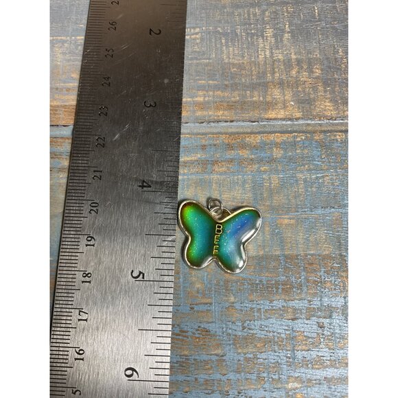 Butterfly "BFF" Rainbow Pendant or Charm - Picture 2 of 3